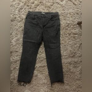 Good American Charcoal Denim Jeans